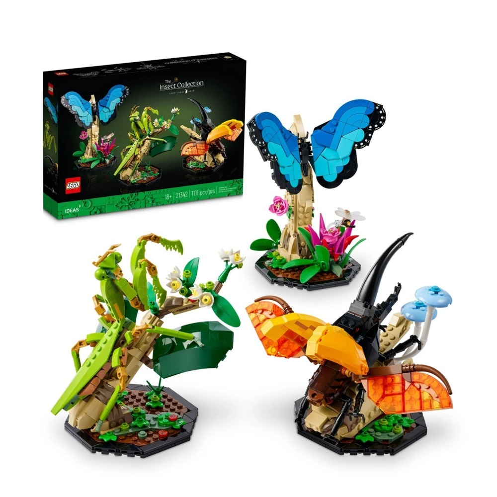 LEGO IDEAS/ THE INSECT COLLECTION/FOR  NATURE LOVERS LIFE-SIZE/ BRAND NEW/SEALED